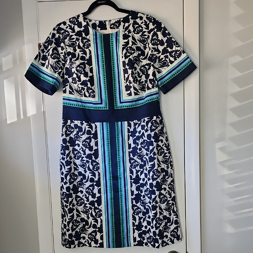 Boden Floral and Stripe Dress